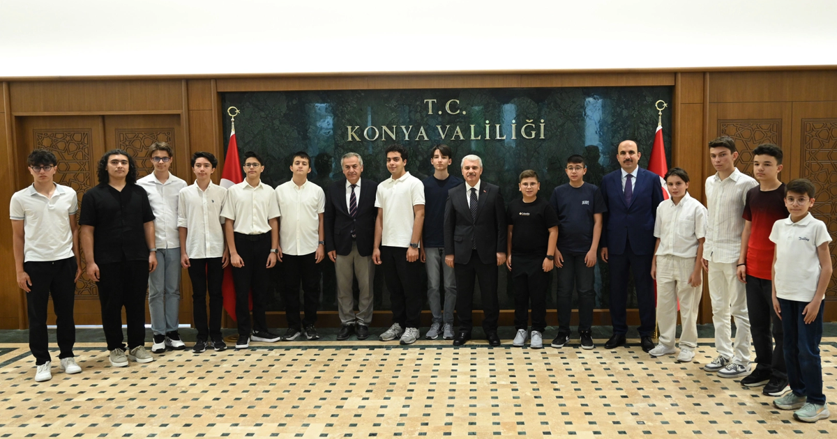 Konyada vali akin ve baskan altay sampiyonlarla bulustu SbvDCX8a